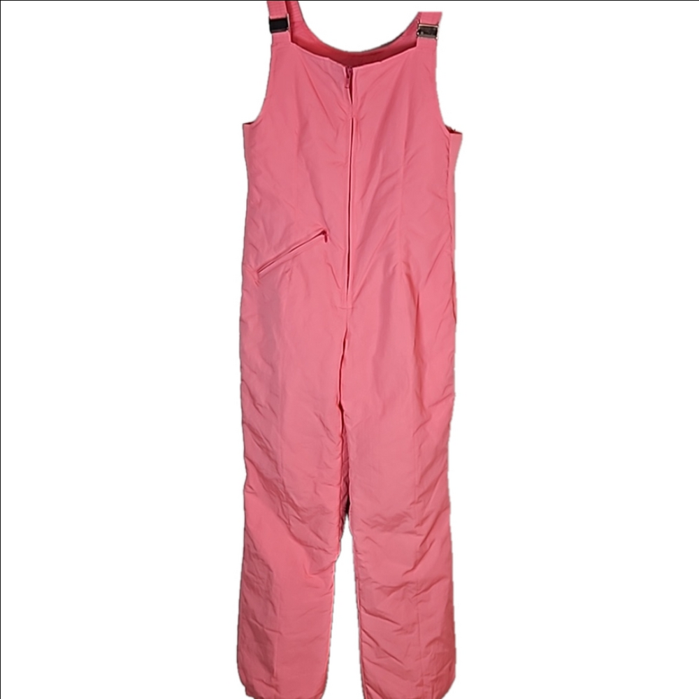 Vintage OBERMEYER Randy Overalls Ski Snow Bib Pants pink